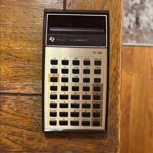 Texas Instruments TI-30 Black Calculator FOR PARTS ONLY
